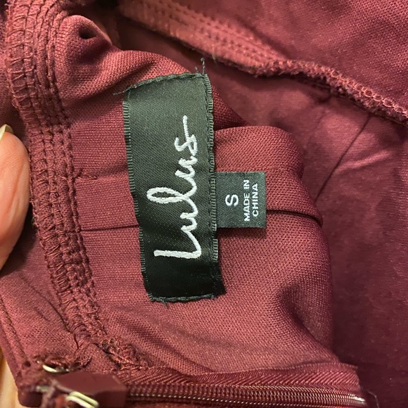 Lulus Awaken My Love Burgundy Long Sleeve Lace Maxi Dress - Picture 5 of 5